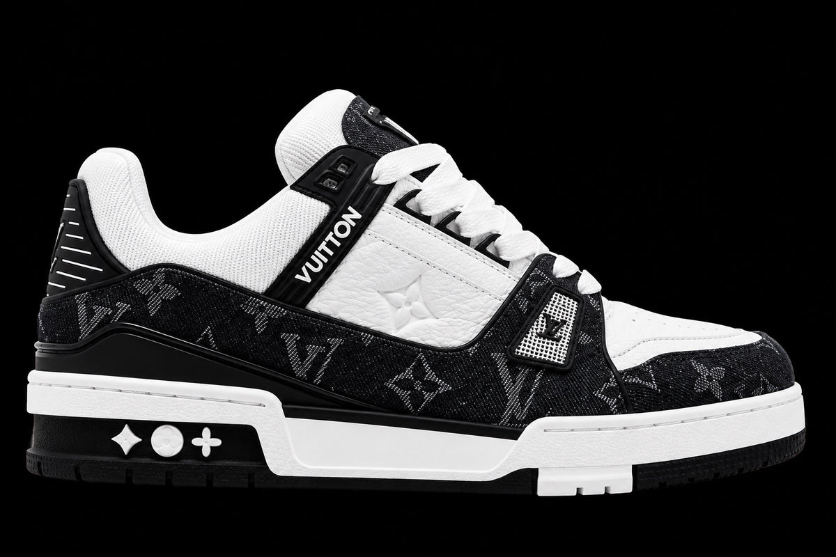 Louis Vuitton black and white sneaker