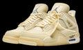 Cream high-top sneaker